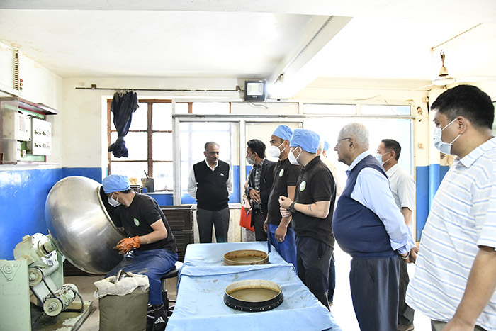 Read more about the article Officials from NCISM, Delhi visited Men-Tsee-Khang